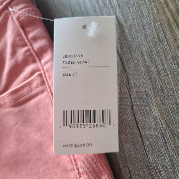 J Brand Selena Faded Glare Mid-Rise Cropped Bootcut Jeans Size 23 NEW - Picture 5 of 10